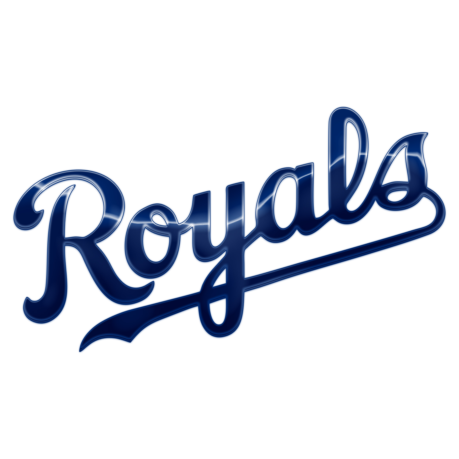 Kansas City Royals Crystal Logo iron on paper